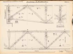 Straßenbrücke über die Süderelbe, Hamburg-Harburg: Hauptträger der Flutbrücken: Schnitte 1:20