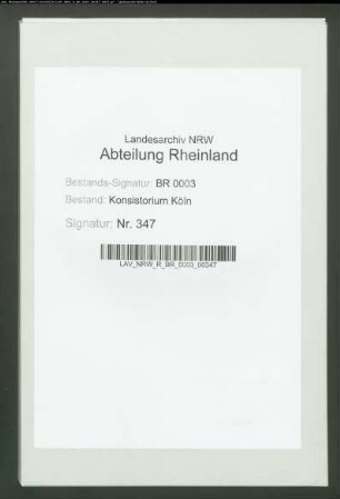 Prüfung der ev. Kandidaten der Theologie, Kandidat Carl Niepmann