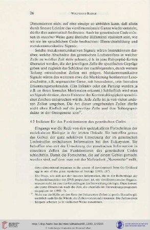 4.2 Indizien für das Funktionieren des genetischen Codes