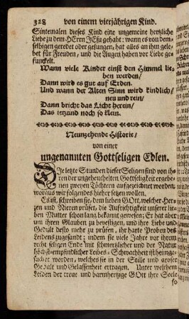 328-338, 19. Historie von einer ungenannten Gottseligen Edlen