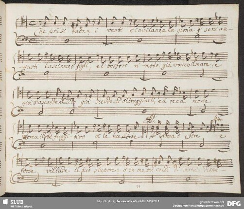 Recitativo: Che più si bada i venti