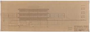 Physikalische Institute der Universität Köln: 1. Physik Südwestansicht, 1:100