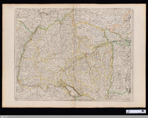 Le Cercle De Souabe et partie de celuy De Franconie