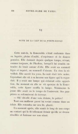 VI. Suite de la clef de la Porte-Rouge