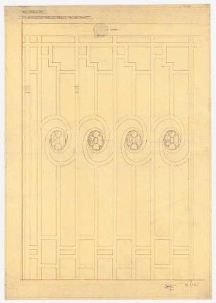 Kunsthandlung Eduard Schulte, Berlin: Fensterbrüstungsgeländer