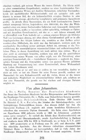 Von alten Johannitern.