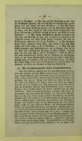 63. Die Neujahrsnacht eines Unglücklichen