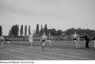 Laufwettkampf im Bruno-Plache-Stadion