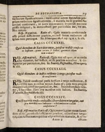 557-567, Casus CCCXXXII - CCCLIII
