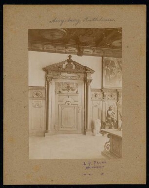 Rathaus, Augsburg: Fürstenzimmer, Tür