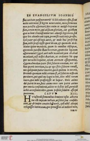 Capvt XIII