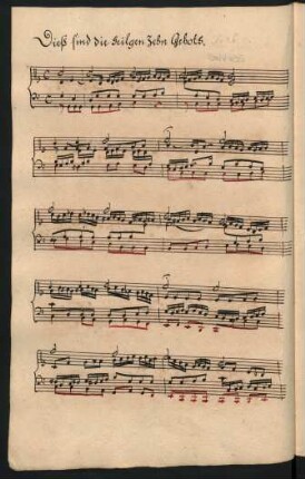 Dies sind die heilgen zehn Gebot; org; G-Dur; BWV 635