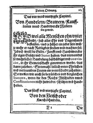 Cap. 44. Von Handelern, Brawern, Kauffleuten unnd Handtwercks-Mennern ins gemein.