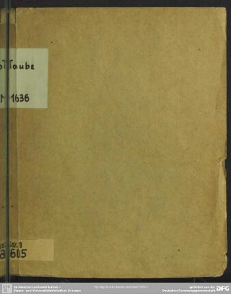 Christliche Leichpredigt, bey abführung des Leichnams eines adelichen Jünglings, Ludwich Heinrich von Taube