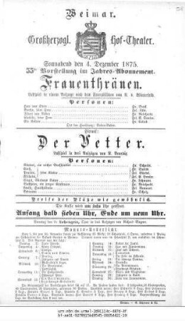 Frauenthränen