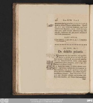 Tit. I. De delictis privatis.