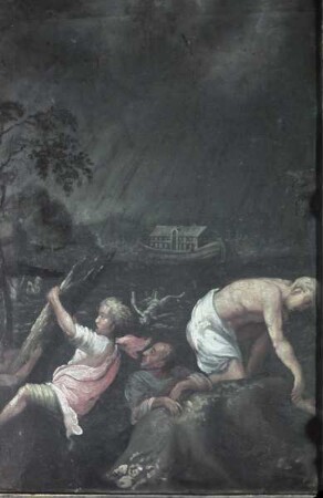 Typologische Darstellung von Szenen des Alten Testaments — Die Sintflut