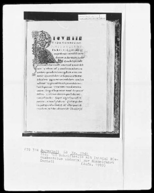 Evangelistar (Gero-Kodex) — Initiale R(ecumbentibus), Folio 100recto
