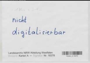 Heek (Heek), Teilung der Ahler Mark, Brouillonkarte