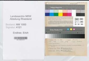 Entnazifizierung Erich Endtner, geb. 16.09.1900 (Makler)