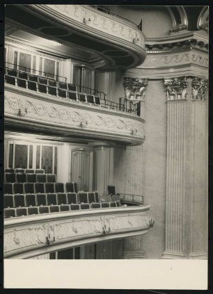 Königliche Oper (auch: Staatsoper unter den Linden, Lindenoper), Berlin: Innenansicht