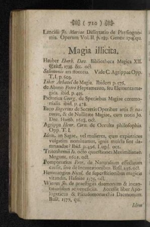 Magia illicita.