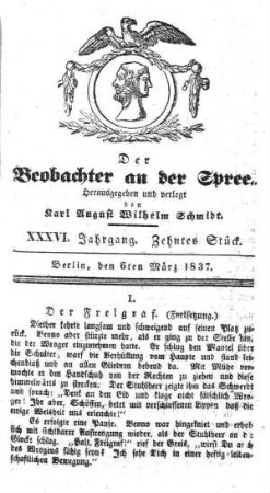 10. Stueck, 6. Maerz 1837