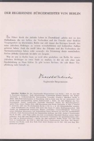 Der Regierende Bürgermeister von Berlin