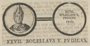 Bildnis des Boleslavs V. Pvdicvs