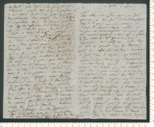Brief von Madeleine de Chamisso an Charles de Chamisso und Hippolyte de Chamisso