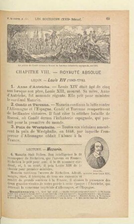 Chapitre VIII. - Royauté absolue
