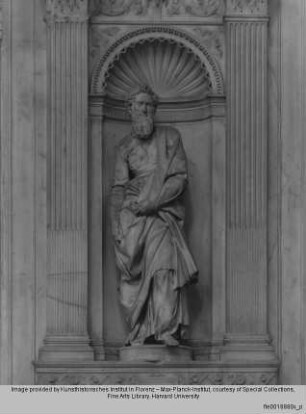 Piccolomini-Altar : Außenfassade des Piccolomini-Altars : Heiliger Petrus