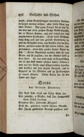 Scene der dritten Antwort.
