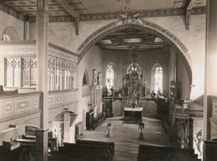 Strehla. Stadtkirche. Inneres nach Osten