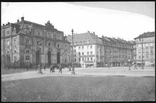 Dresden. Neustädter Markt und Hauptwache