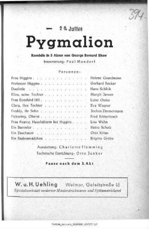 Pygmalion