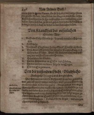Von Kranckheit der eusserlichen Glieder