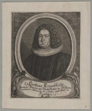 Bildnis des Christian Krumbholtz
