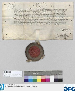 König Maximilian I. stellt der Stadt Nürnberg Quittung aus über 800 fl. rhein. Stadtsteuer für das Jahr 1511.