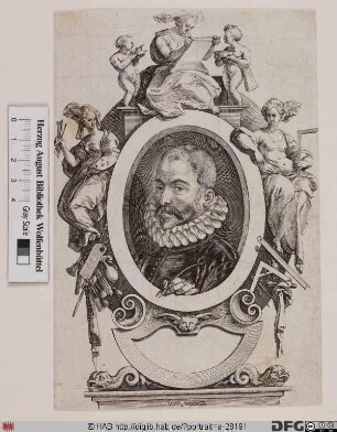 Bildnis Jan van der Straet (gen. Johannes Stradanus, Giovanni Stradano od. della Strada)