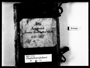 Anwesenheit fremder Herrschaften