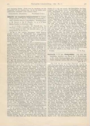 316-317 [Rezension] Koetsveld, C. E. van, Kinderpredigten