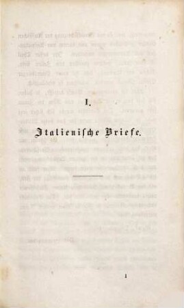 Briefe aus Italien und Frankreich : (1848 - 1849)