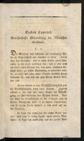 7-64, Erstes Capitel.
