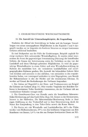5. Charakteristische Wirtschaftsgebiete