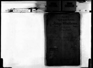 Zusammentritt einer Kommission zur Liquidierung des Eigentums in den vormaligen Bundesfestungen, Pars I