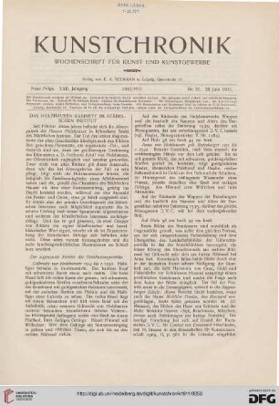 Heft 31 (30. Juni 1911)