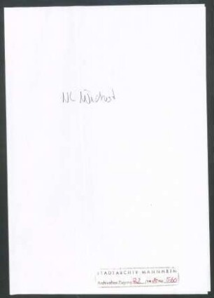 Materialsammlung (handschriftlich), Band 2