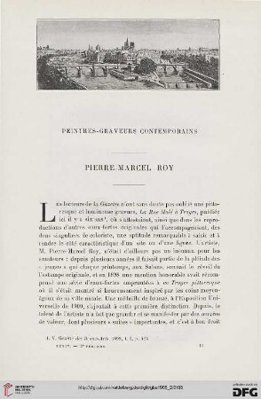 3. Pér. 34.1905: Pierre-Marcel Roy : peintres-graveurs contemporains