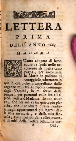Lettere di Raguaglio di Monsieur l'Heremitage a Madama Argendie, Nelle quale si descrive ciò, che di più singolare è accaduto nell'Ungheria dell'anno 1685 sino al 1692